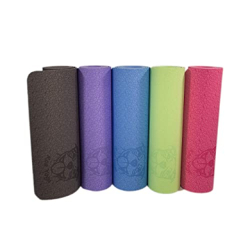 Koa Yoga Mat-Essential Purple TPE, Latex-free, Eco-friendly, Non-toxic, Non-slip, thick mat 6' x 2' x 8mm + Donation to Charity