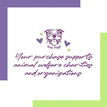 Koa Yoga Mat-Essential Purple TPE, Latex-free, Eco-friendly, Non-toxic, Non-slip, thick mat 6' x 2' x 8mm + Donation to Charity