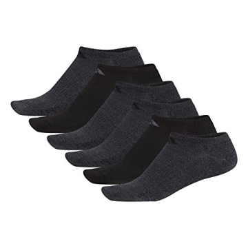 Adidas Men's Cushioned No Show Socks - 6 Pairs