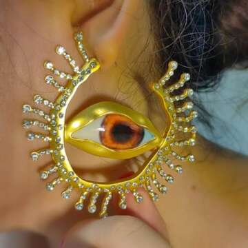 Unique Alien Pupil Earrings for Trendsetters and Fashion Lovers