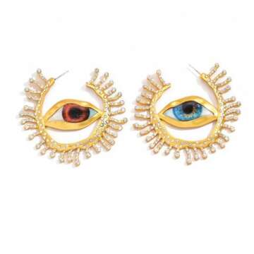 Unique Alien Pupil Earrings for Trendsetters and Fashion Lovers