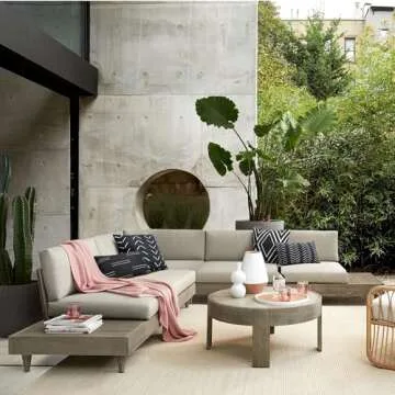 Adabana Outdoor Waterproof Throw Pillow Covers Set of 2 Boho Geometric Pillows Cover for Patio Garden 18 x 18 Inch Black and White