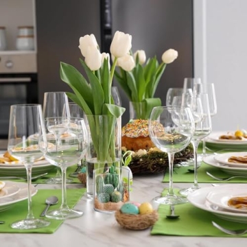 48 Pack Stylish Thick Glass Cylinder Vases for Decor