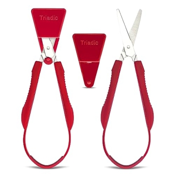 Set of 2 Loop Scissors for Kids Right or Left Handed for Preschools, Schools, Classrooms, Adaptive a...