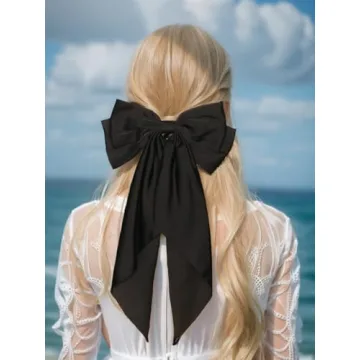Elegant Satin Hair Bows for Daily and Party Looks