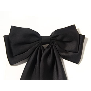 Elegant Satin Hair Bows for Daily and Party Looks