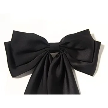 Elegant Satin Hair Bows for Daily and Party Looks