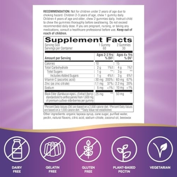 Immune-Boosting Sambucus Gummies for Kids