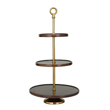Deco 79 Coastal 3-Tier Wood Server for Every Occasion