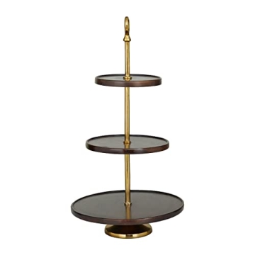 Deco 79 Coastal 3-Tier Wood Server for Every Occasion