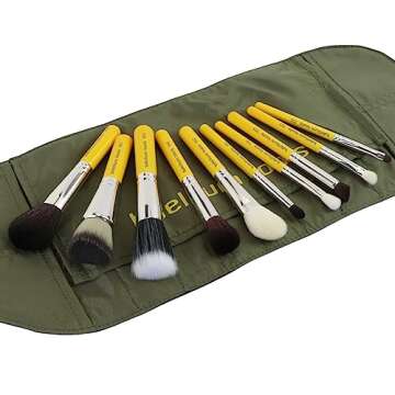 Bdellium Tools 10pc Professional Makeup Brush Set with Pouch