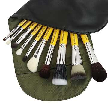Bdellium Tools 10pc Professional Makeup Brush Set with Pouch