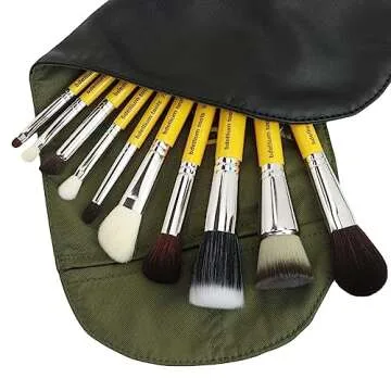Bdellium Tools 10pc Professional Makeup Brush Set with Pouch