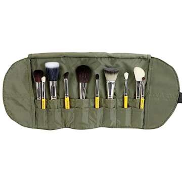 Bdellium Tools 10pc Professional Makeup Brush Set with Pouch