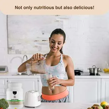 Detox Organics Chocolate Superfood Powder – Cleanse and Detox Smoothie Mix Supplement with Organic Greens Blend, Digestive Enzymes, Immune Support, Bloating Relief, Vegan, Low-Carb (30 Servings)