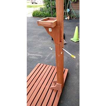 Nantucket Eucalyptus Wooden Outdoor Shower - Wood