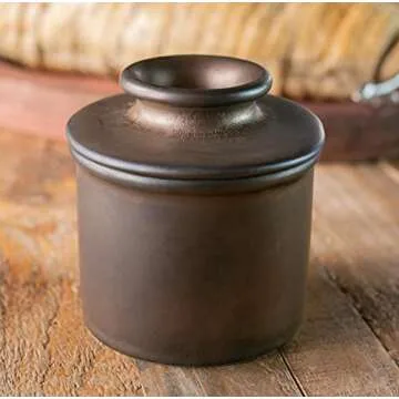 Butter Bell Crock - Elegant Butter Keeper in Bronze Matte