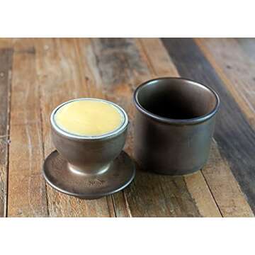 Butter Bell Crock - Elegant Butter Keeper in Bronze Matte