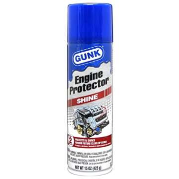 Gunk CEB1 Engine Shine Protector and Detailer, 15 Oz