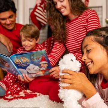 Elf Pets: an Artic Fox Tradition - Huggable Elf Pet Arctic Fox Stuffed Animal - Includes Beautifully Illustrated Hardbound Storybook, Mini Snow Globe Charm and Official Adoption Certificate