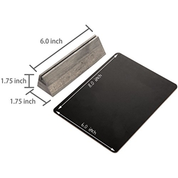 Stylish MyGift Dual Sided Chalkboard Signs with Stand