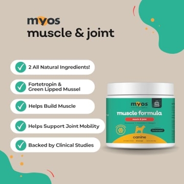 MYOS Muscle & Joint Supplement for Dogs with Green Lipped Mussel