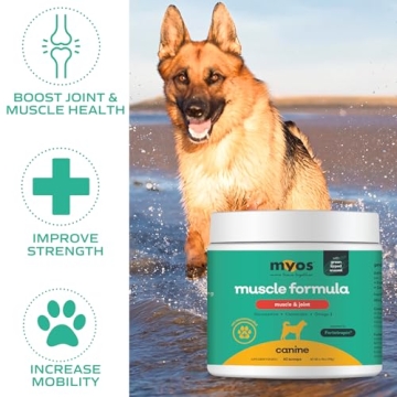 MYOS Muscle & Joint Supplement for Dogs with Green Lipped Mussel