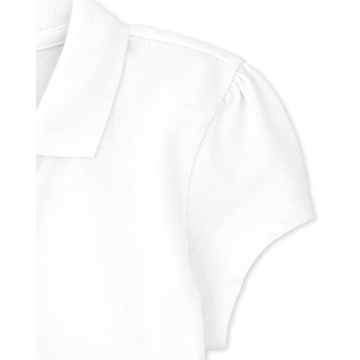 Children's Place Girls Ruffle School Uniform Polo Shirt