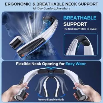 JIJ Neck Fan – 10000mAh Wearable Cooling Solution