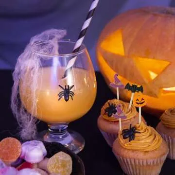 200 PCS Eco-Friendly Halloween Toothpicks for Parties
