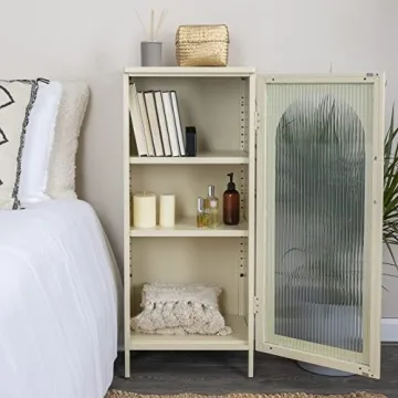 Creative Co-Op Metal Display Cabinet with Glass Door