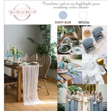 White Gauze Table Runner for Elegant Event Decor