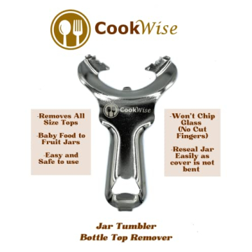 Durable Cookwise Mason Jar Opener for Easy Lid Removal