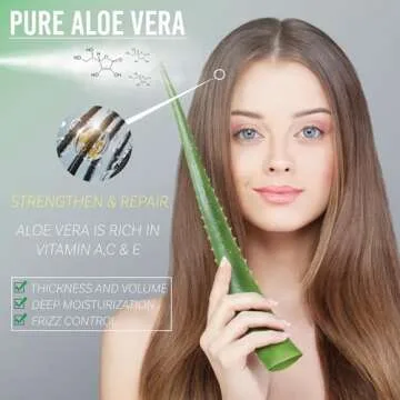 100% Pure Aloe Vera Gel - Amazing Sunburn & Skin Relief