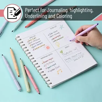 Mr. Pen Dual Tip Highlighters 16 Pack in Pastel Colors