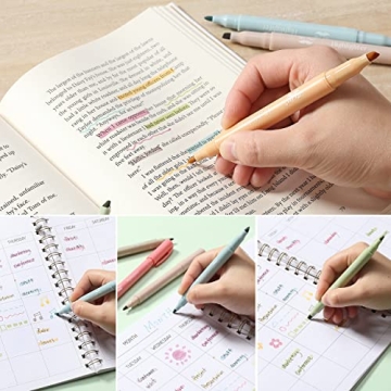 Mr. Pen Dual Tip Highlighters 16 Pack in Pastel Colors