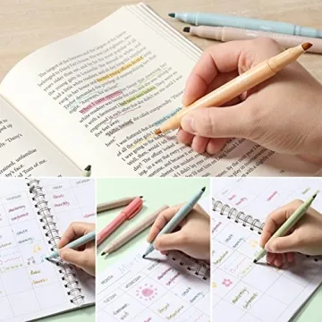 Mr. Pen Dual Tip Highlighters 16 Pack in Pastel Colors