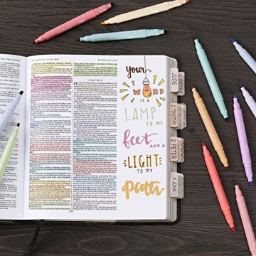 Mr. Pen Dual Tip Highlighters 16 Pack in Pastel Colors