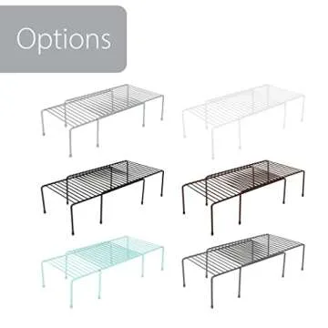 Smart Design Expandable Kitchen Storage Shelf Rack