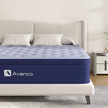 Avenco 12-Inch Hybrid King Mattress - Ultimate Comfort for Sound Sleep