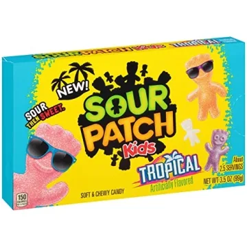 SOUR PATCH KIDS Tropical Chewy Candy - Bulk Treats for All