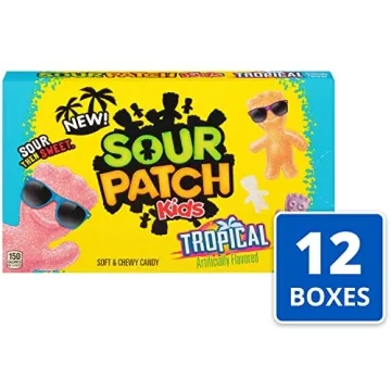 SOUR PATCH KIDS Tropical Chewy Candy - Bulk Treats for All