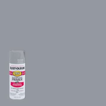 Rust-Oleum 2081830 Stops Rust Automotive Primer Spray, 12 oz, Flat Light Gray