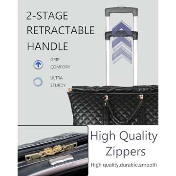 VH&GRED Lightweight Suitcase Carry-on Luggage Small Trolley Bag Suitcase Female Boarding Bag Short Trip Luggage Trolley Case 16 Inch Fashion Suitcase