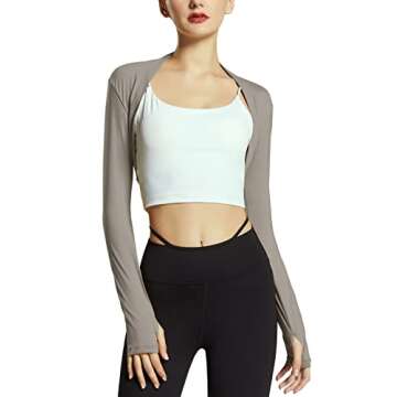 Women’s Crop Cardigan UV Protection Stylish Bolero Jacket
