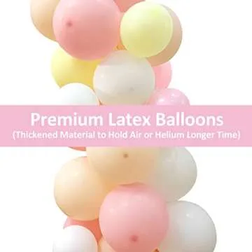 FGBB 136Pcs Daisy Groovy Balloon Arch Garland,Daisy Flower Birthday Party Decorations Macaron Pink Orange White Yellow Boho Balloon Garland for Girl Daisy Baby Shower,Hippie Themed Daisy Party,Boho Daisy Birthday