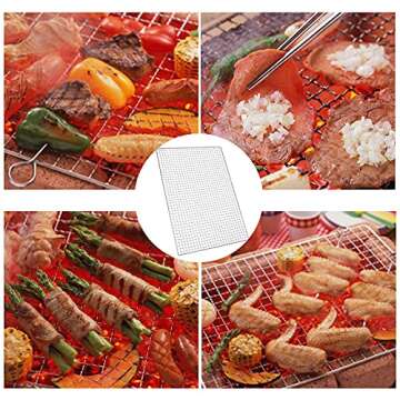 JoyRay Grill Rack Grids, Stainless Steel BBQ Roasting Rack or Baking/Cooling Rack, For Oven and outd...