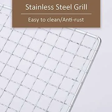 Stainless Steel JoyRay Grill Rack Grids for BBQ & Baking