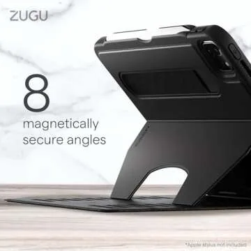 Zugu Case for iPad Pro 11 (M4) 2024, Slim Protective Cover with Apple Pencil Holder, Auto Wake/Sleep, Multiple Viewing Angles, iPad Pro 11 Inch Cover, Phone Protector, Slate Blue