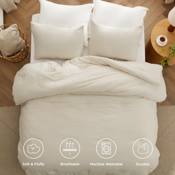 Bedsure King Size Comforter - Soft & Luxurious Bedding